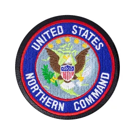 Air Force Patch: U.S. Northern Command - leather with hook closure