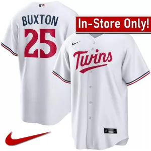 AVAILABLE IN-STORE ONLY! Byron Buxton Nike White Minnesota Twins Home Replica Jersey