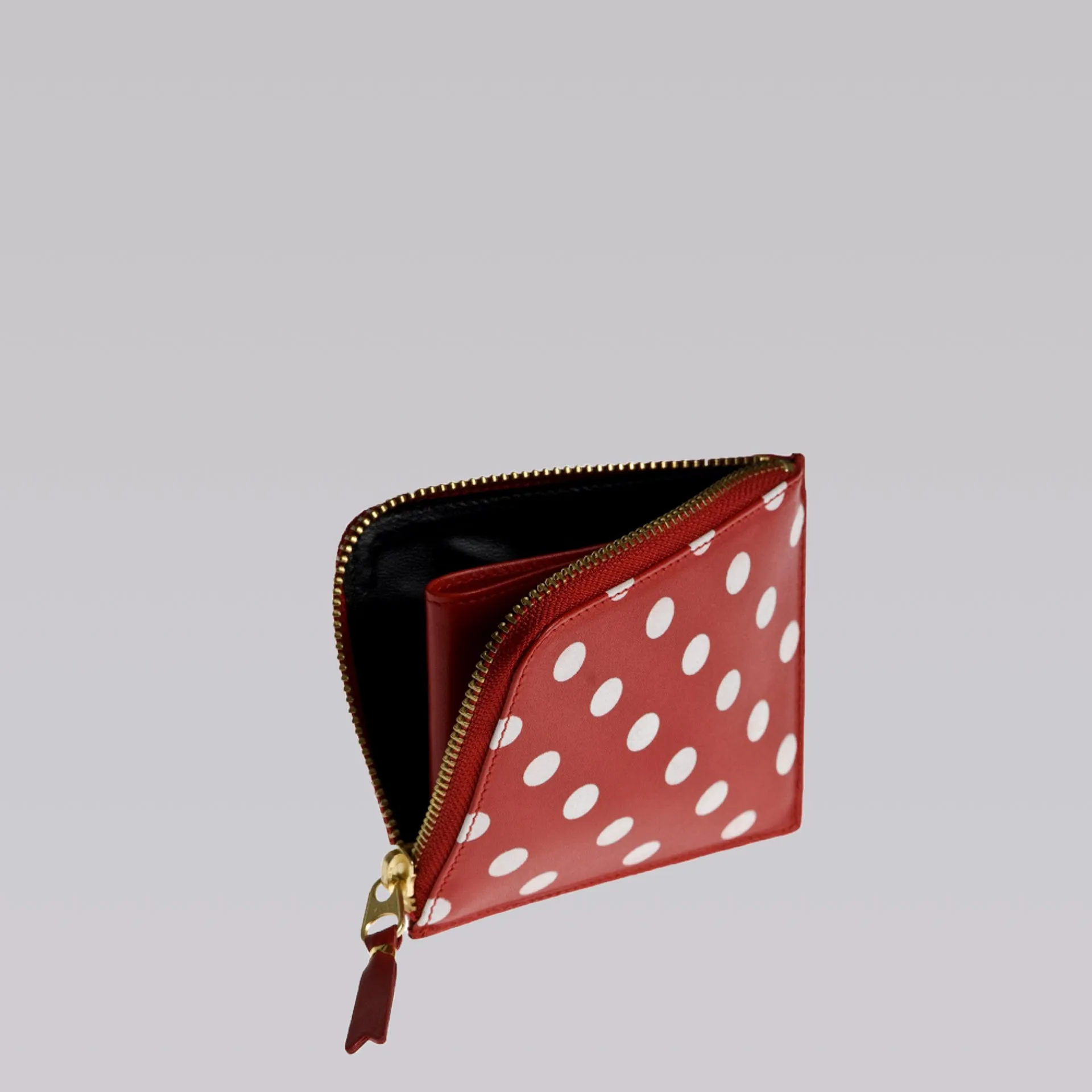 COMME DES GARCONS WALLET SA3100 POLKA DOTS RED