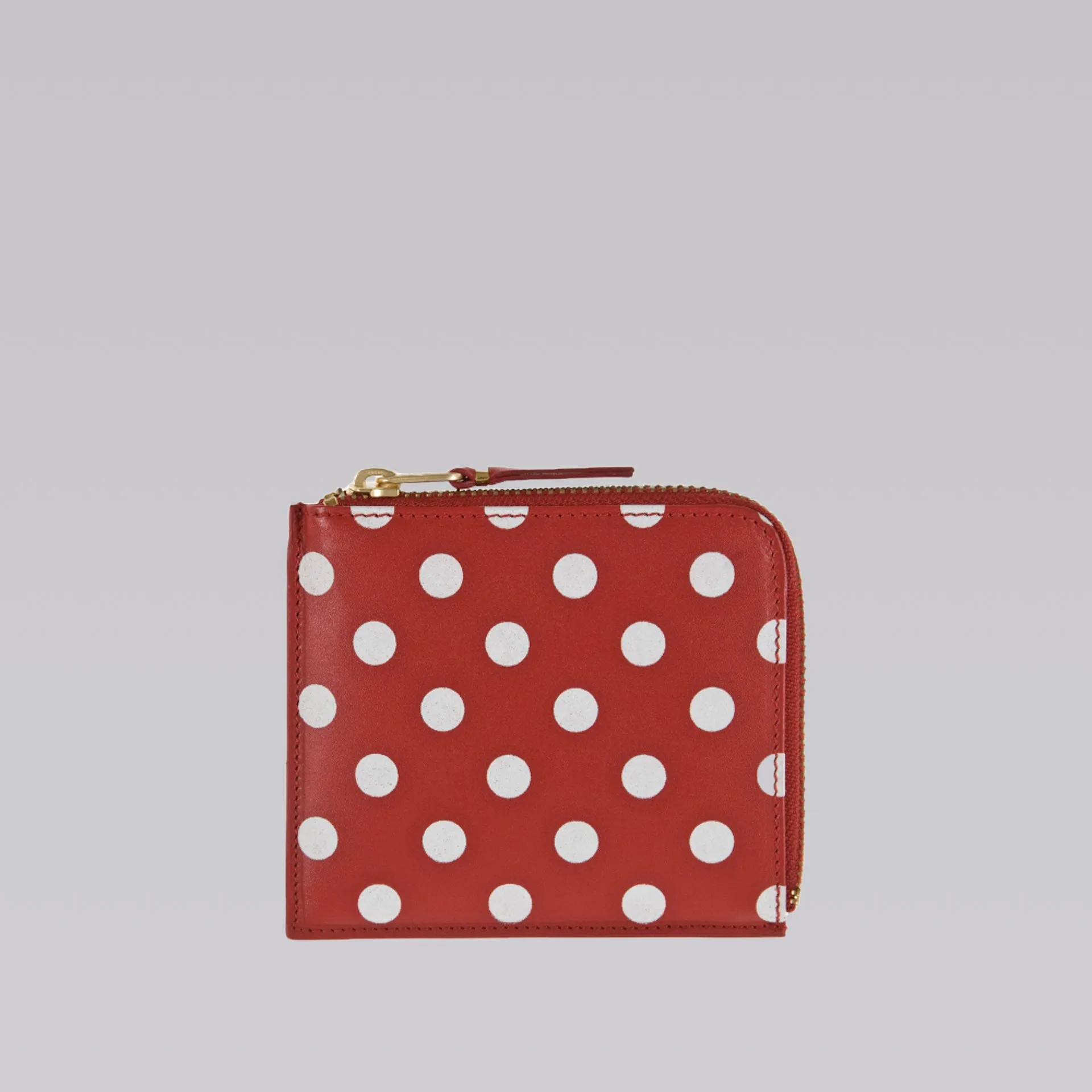 COMME DES GARCONS WALLET SA3100 POLKA DOTS RED