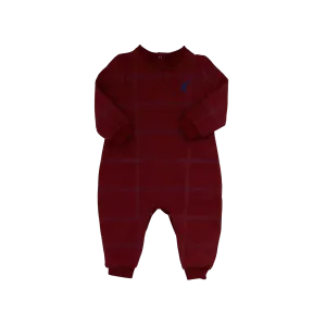 HK407-BURGANDY STITCHED ONESIE