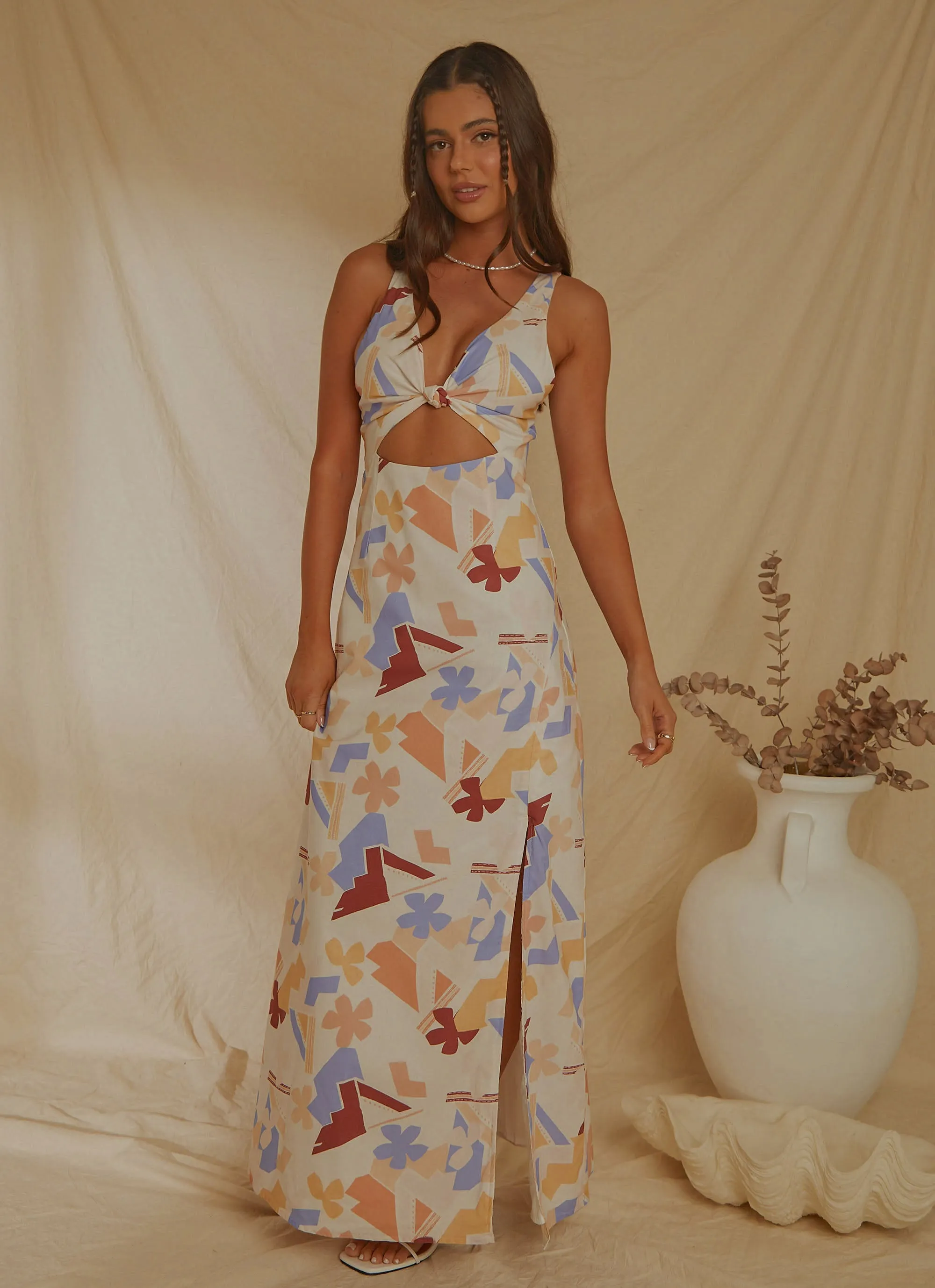 Italian Love Maxi Dress - Abstract Resort