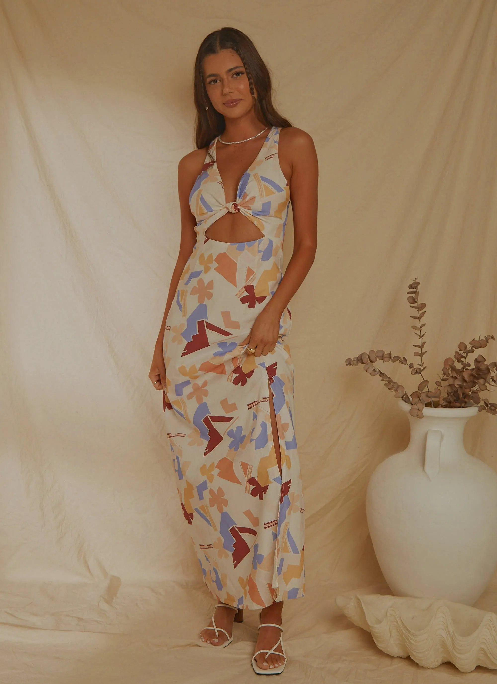 Italian Love Maxi Dress - Abstract Resort