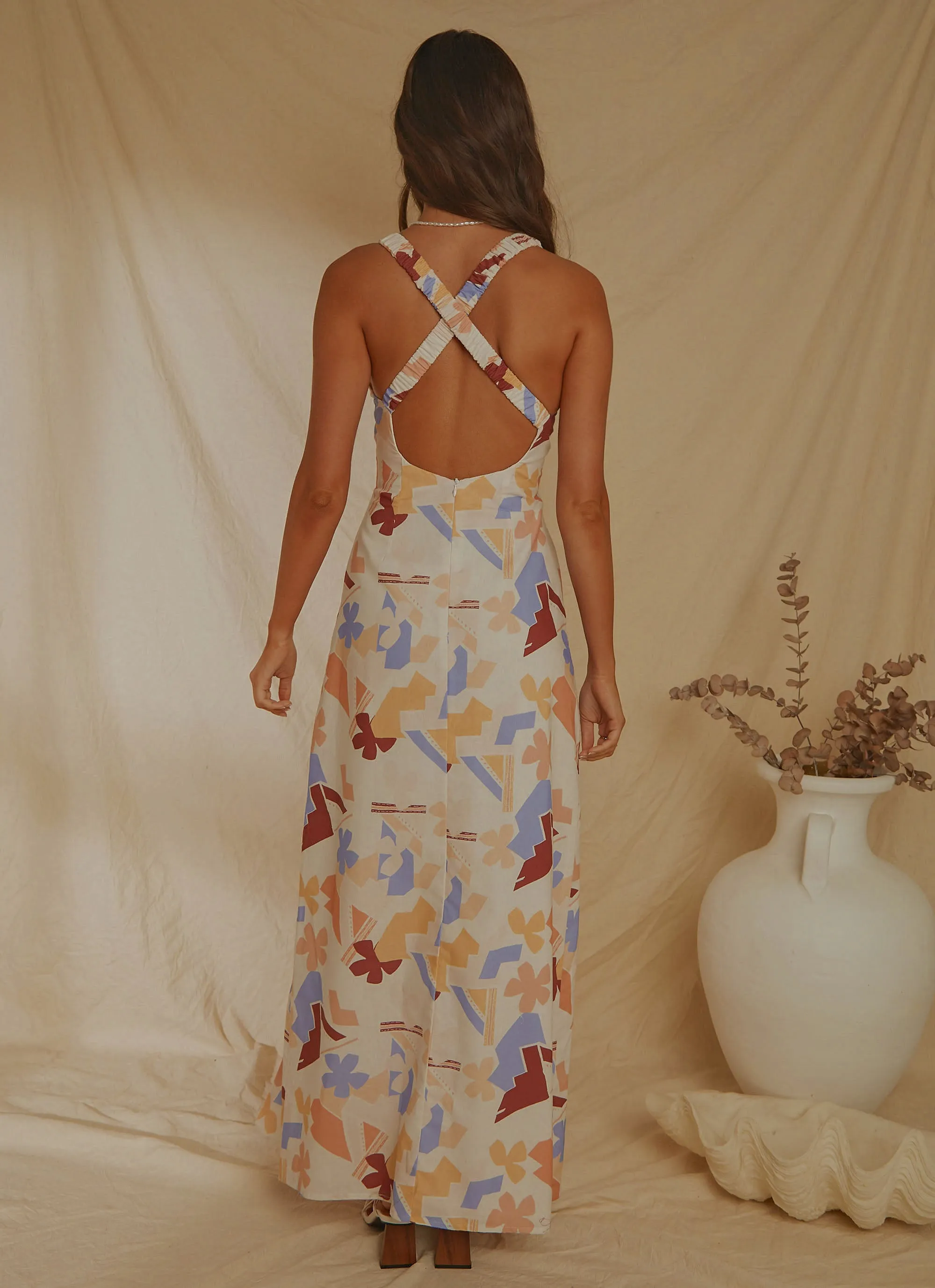 Italian Love Maxi Dress - Abstract Resort