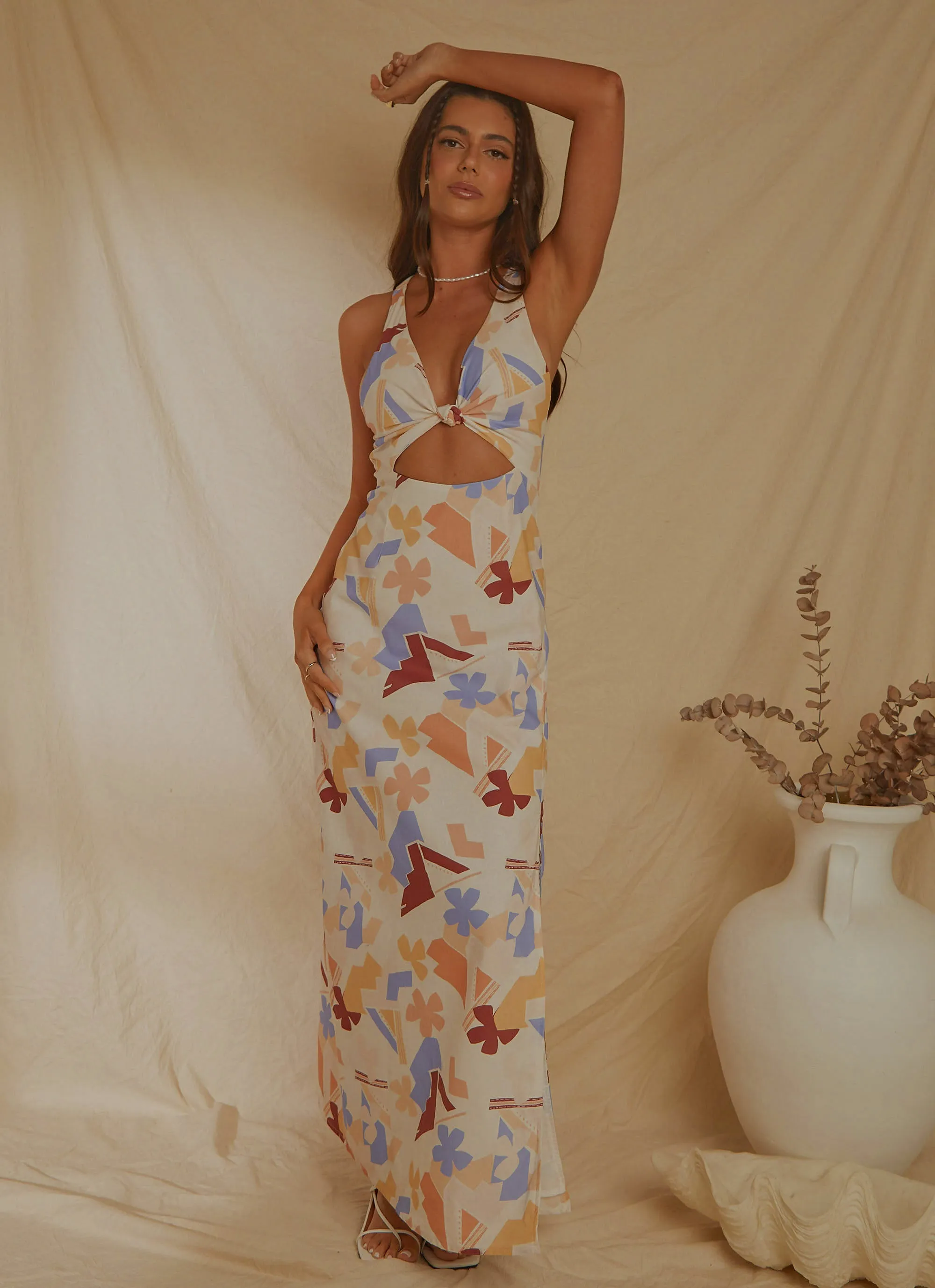 Italian Love Maxi Dress - Abstract Resort