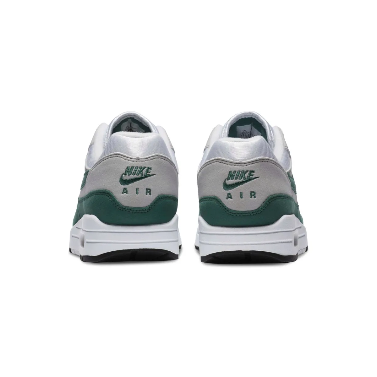 Nike Men's Air Max 1 White/Neutral Grey/Black/Evergreen Aura