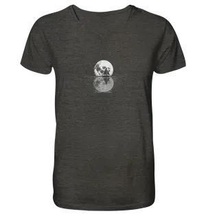 "to the Moon and back" - Herren Premium Organic V-Neck Shirt