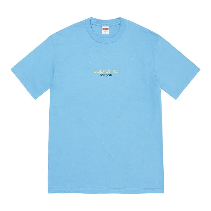 Supreme Classic Logo Tee (SS22)- Light Slate